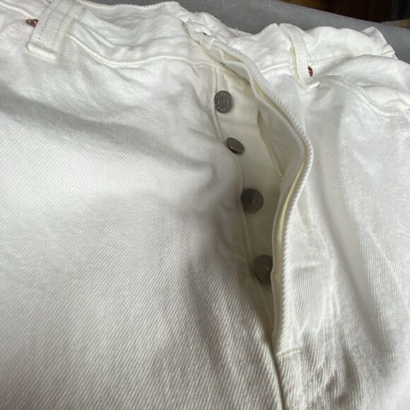 Levi's Men's Straight Jeans - White - Picture 3 of 9